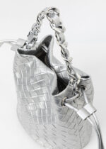 ⁦حقيبة جلد نسائي بنقش⁩ - الصورة ⁦5⁩