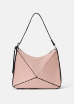 حقيبة نسائي جلد ونسيج