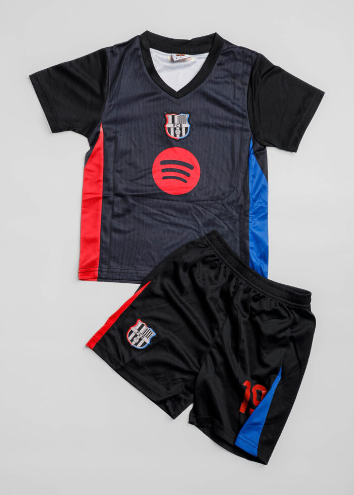 Kids Boy Barcelona "Lamine Yamal 19" Two-Pieces Football Suit - Image 1