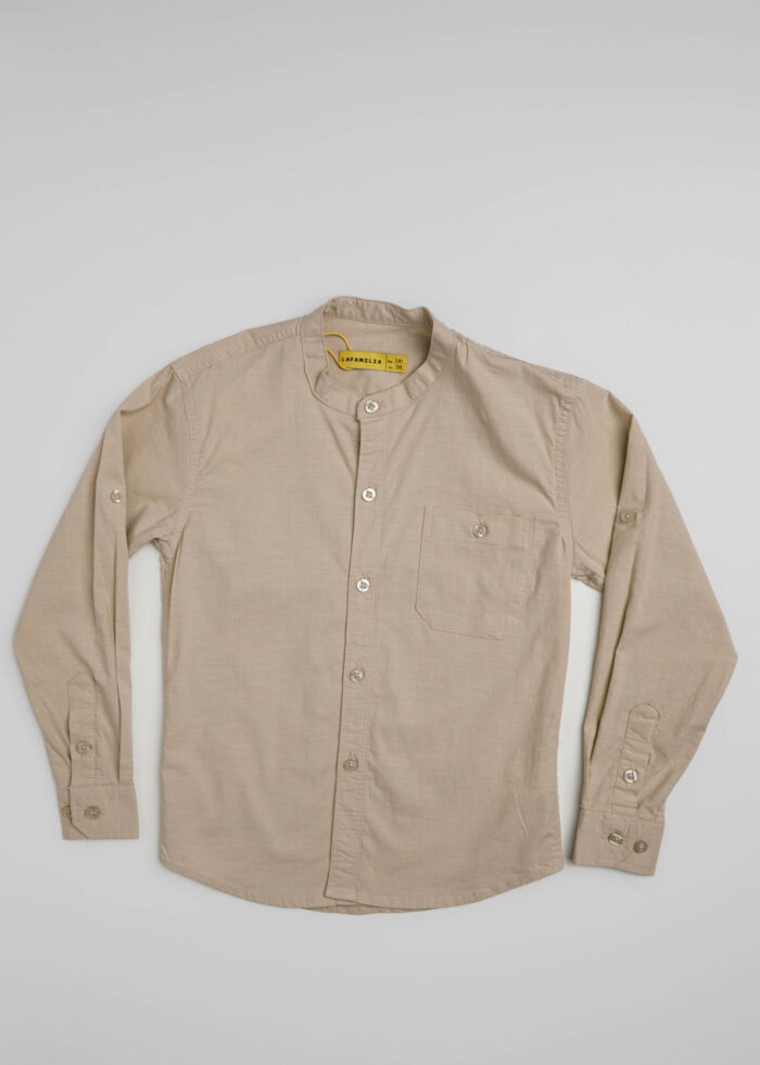 Kids Boy Plain Shirt - Image 1