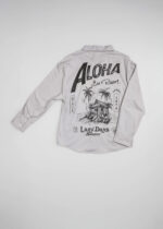 Kids Boy "Lazy Days Summer" Printed Shirt - Image 2