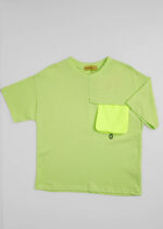 ⁦تيشيرت أطفال ولادي مزينة بجيب⁩ - الصورة ⁦2⁩