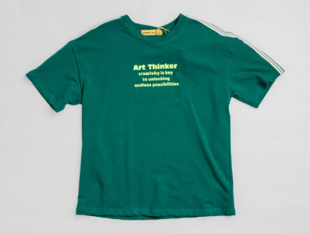 تيشيرت أطفال ولادي بطباعة "Art Thinker"