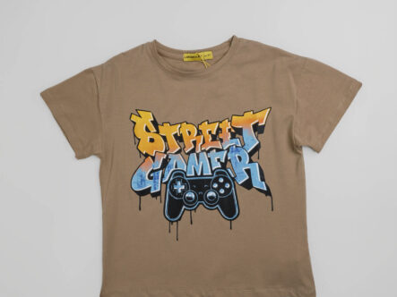 Kids Boy "Street Gamer" Printed T-Shirt