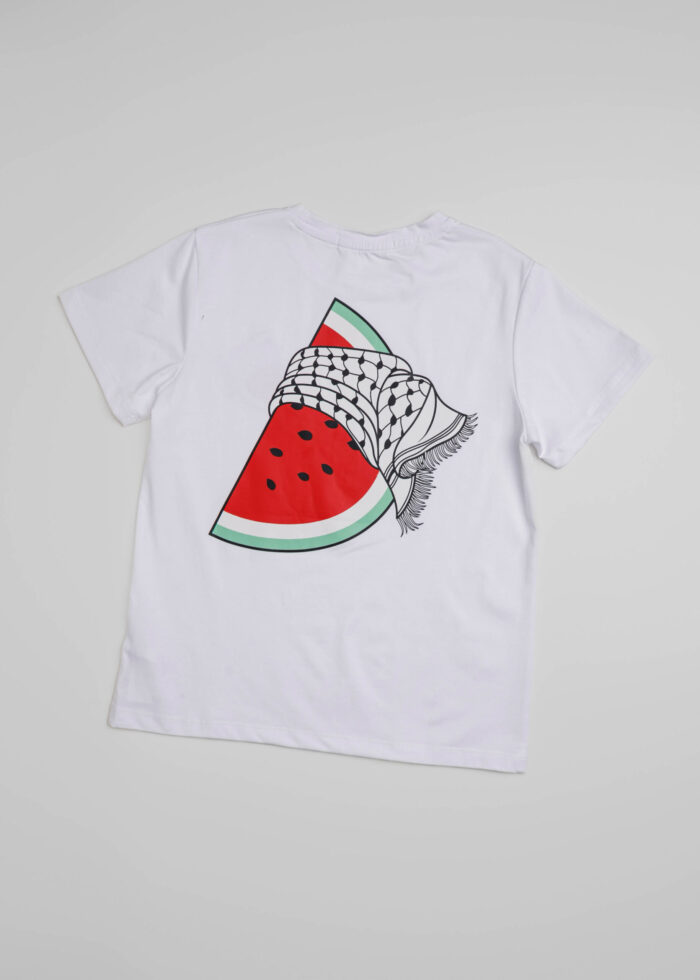 Kids Boy Keffiyeh Printed T-Shirt - Image 4