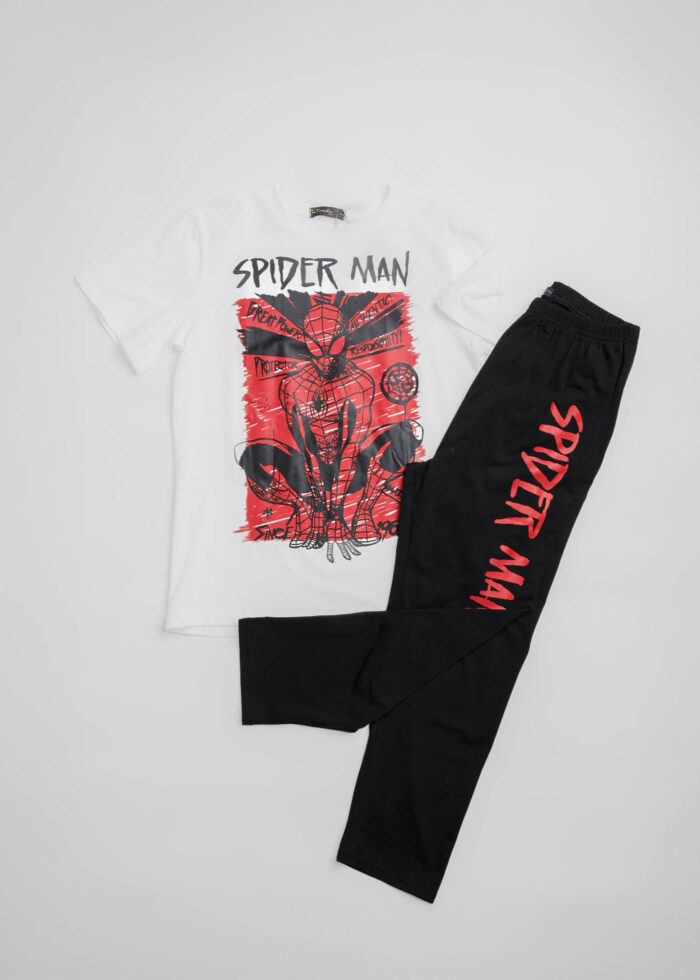 Kids Boy "Spiderman" Printed Two-Pieces Pajama - Image 1
