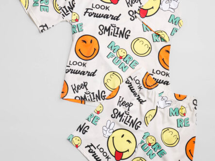 Kids Boy Drawings Printed Two-Pieces Pajama