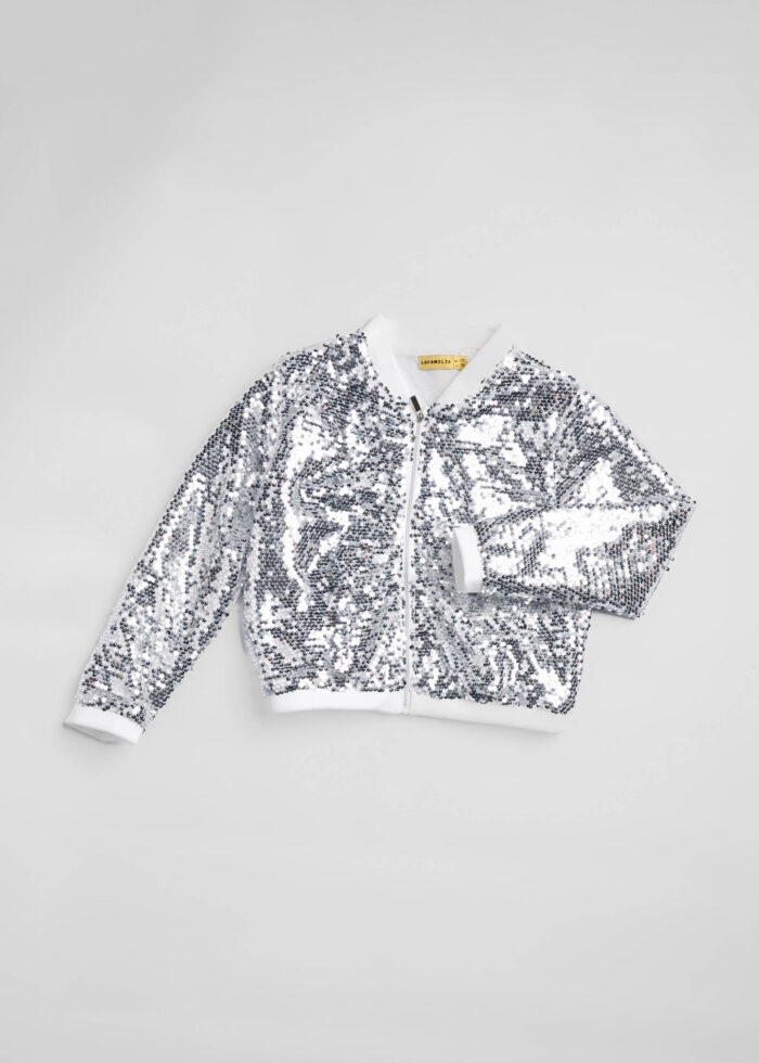 Kids Girl Glittery Sweater - Image 1