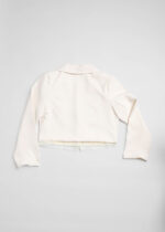 Kids Girl Cropped Plain Blazer - Image 3