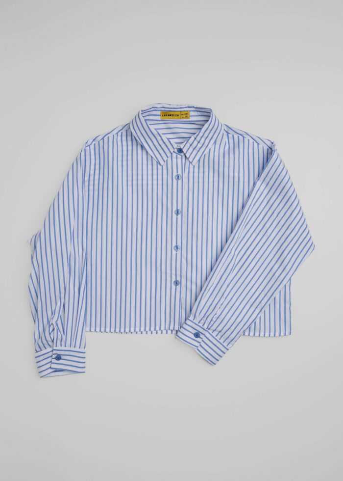 Kids Girl Striped Shirt - Image 1