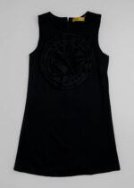 Kids Girl Flower Decor Short Dress - Image 2