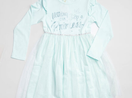 Kids Girl "Princess" Printed Short Dress