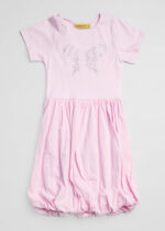 Kids Girl Butterfly Printed Short Dress - Image 2