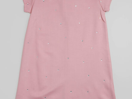 Kids Girl Strass Decor Short Dress