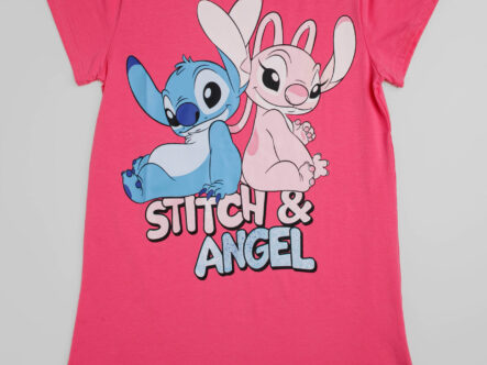 Kids Girl Stitch Printed Sleeping Dress