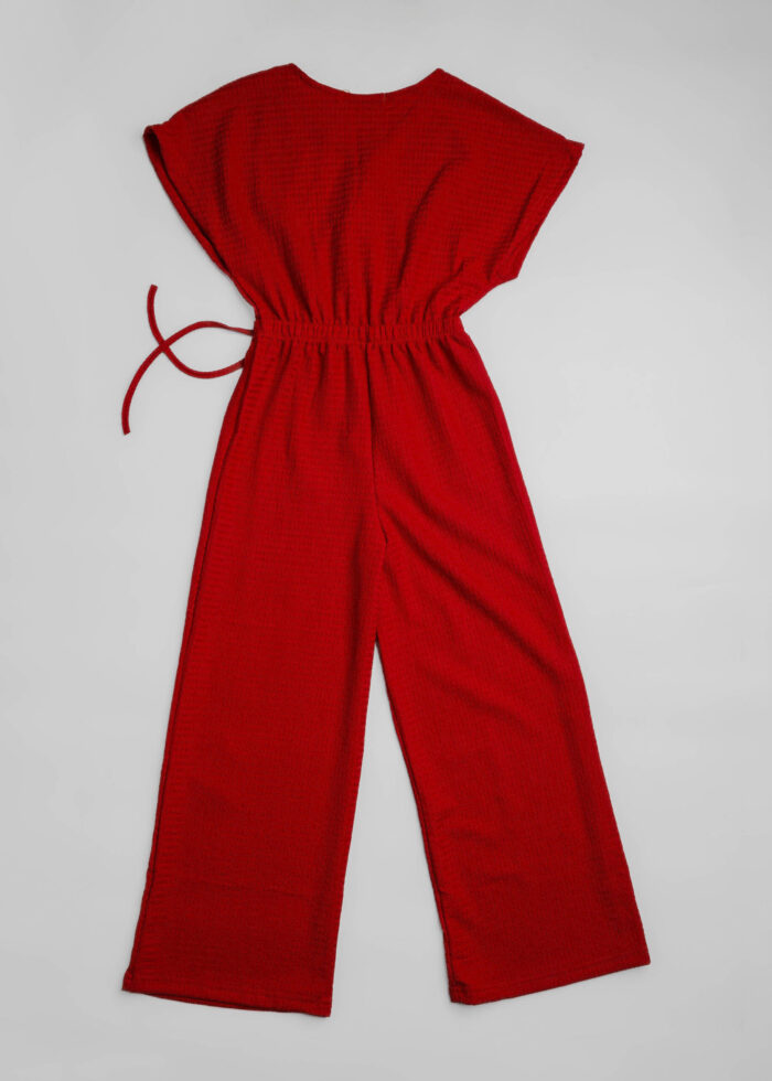Kids Girl Patterned Jumpsuit - Image 2