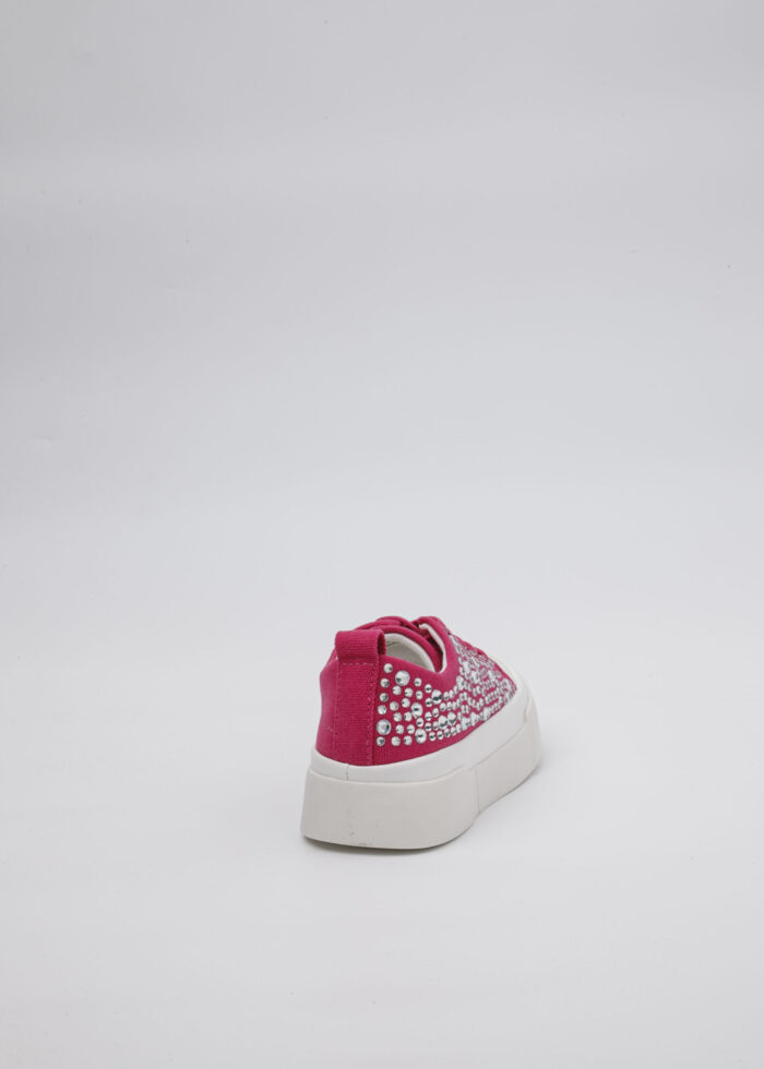 Kids Girl Fabric Sport Shoes - Image 4