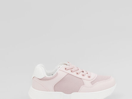 Kids Girl Fabric and Leather Sport Shoes