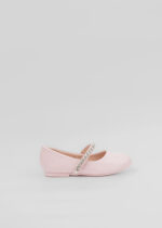 حذاء باليرينا أطفال بناتي جلد لامع