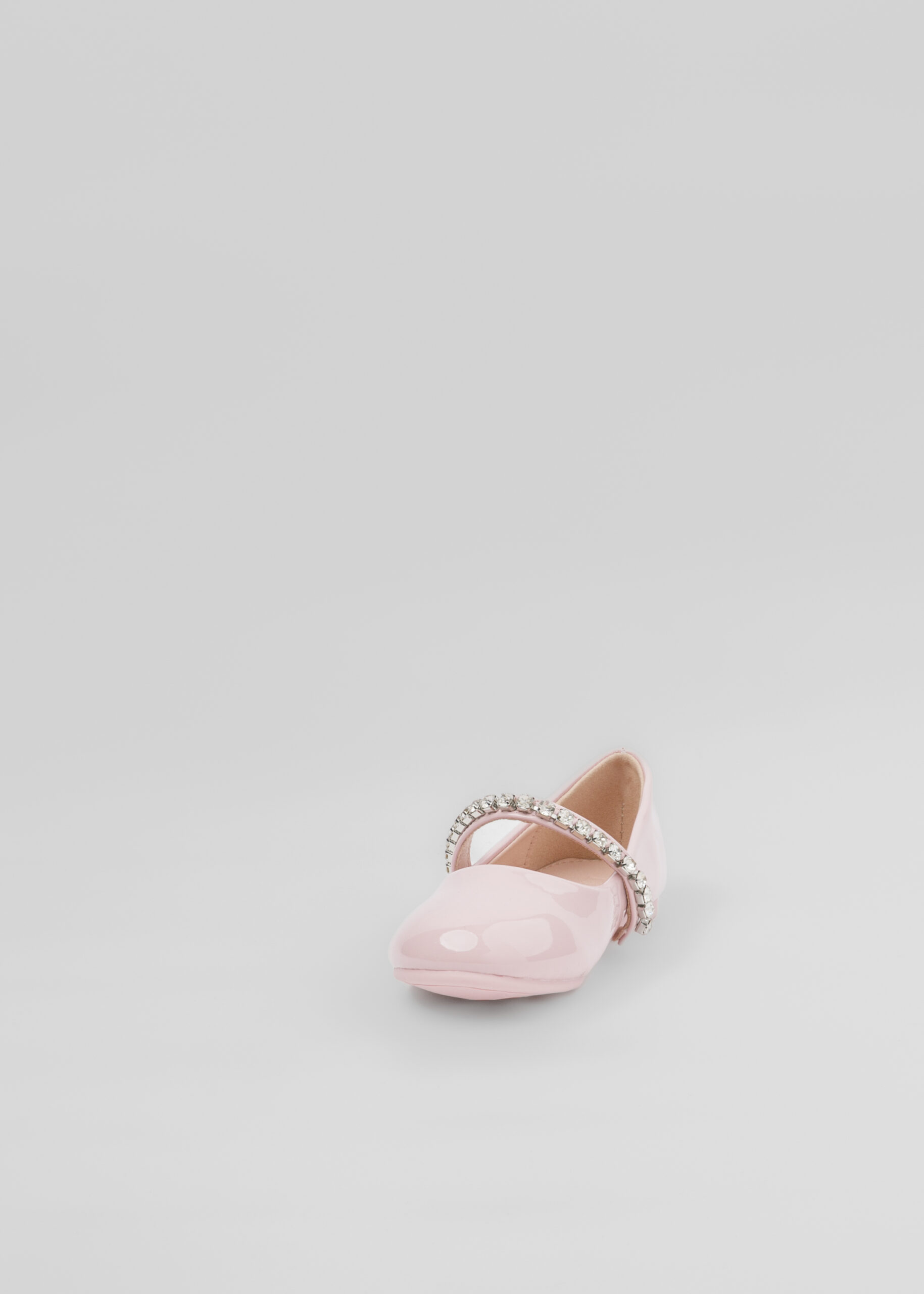 6125413008013-c حذاء باليرينا أطفال بناتي جلد لامع - الصورة 3