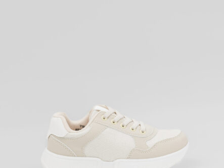 Kids Girl Leather and Fabric Sport Shoes
