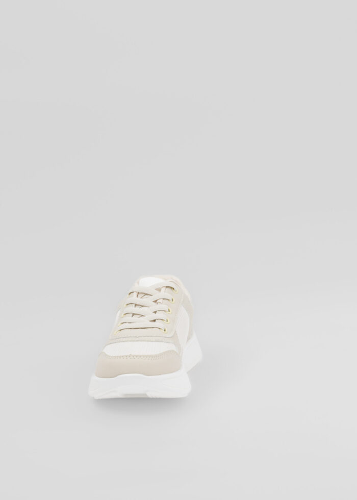 Kids Girl Leather and Fabric Sport Shoes - Image 3