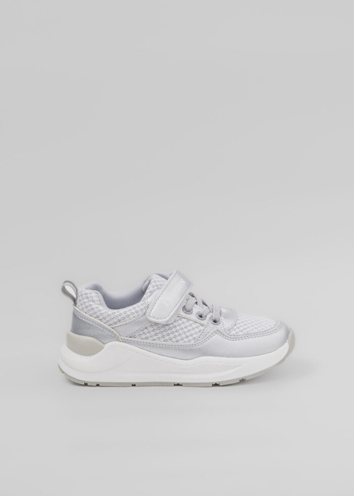 Kids Girl Leather and Fabric Sport Shoes - Image 1