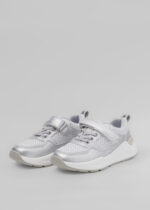 Kids Girl Leather and Fabric Sport Shoes - Image 2
