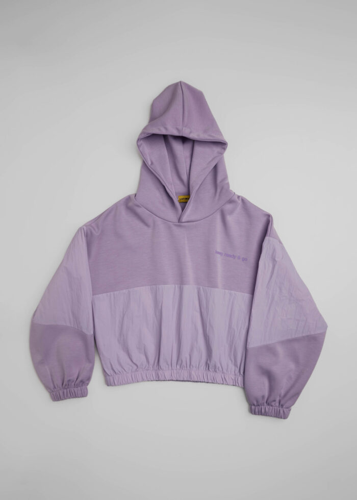 Kids Girl Color-Block Hoodie - Image 2