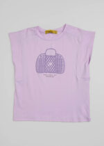 Kids Girl "Bag Full of Stories" Printed T-Shirt - Image 2