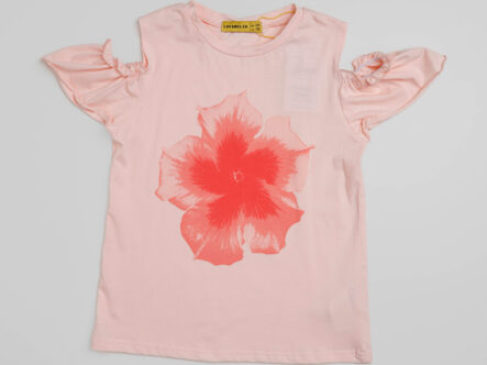 Kids Girl Flower Printed T-Shirt