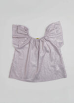 Kids Girl Glittery Fabric T-Shirt - Image 2