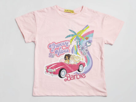 Kids Girl Barbie Printed T-Shirt