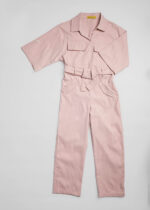 Kids Girl Plain Jumpsuit - Image 2