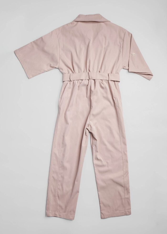 Kids Girl Plain Jumpsuit - Image 3