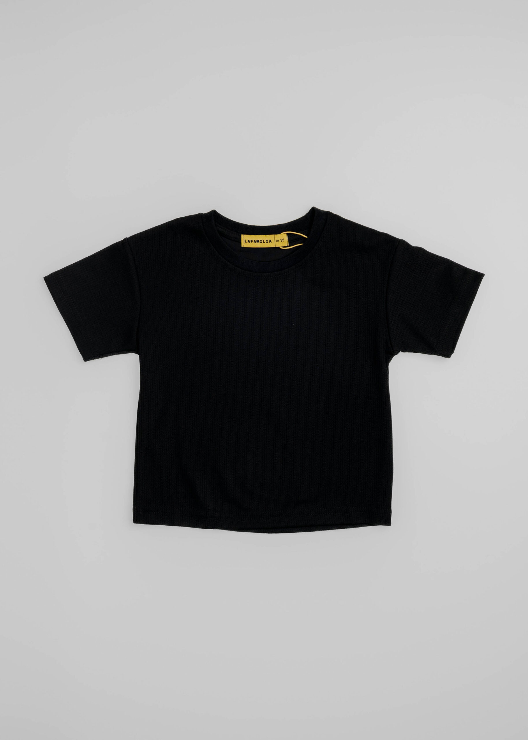 6125516026701-a Baby Boy Striped Fabric T-Shirt - Image 1