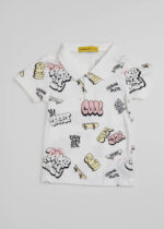 Baby Boy Writings Printed Polo Shirt