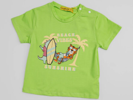 Baby Boy "Beach Vibes" Printed T-Shirt