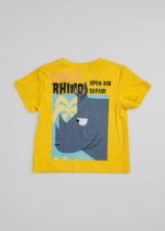Baby Boy "Cool Rhino" Printed T-Shirt - Image 2