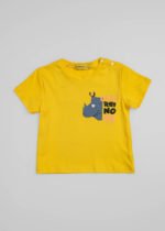 تيشيرت أطفال بيبي ولادي بطباعة "Cool Rhino"