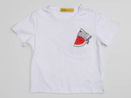 Baby Boy Keffiyeh Printed T-Shirt