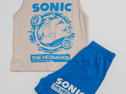 Baby Boy “Sonic” Printed Two-Pieces Pajama