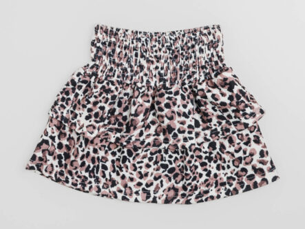 Kids Girl Printed Ruffled Short Skirt
