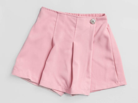 Baby Girl Pleated Skirt-Short