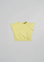 تيشيرت أطفال بيبي بناتي مزين بكشكش