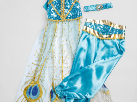 فستان أطفال بيبي بناتي شخصية الاميرة ياسمين