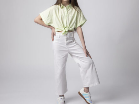 Kids Girl Wide-Leg Jeans Trouser