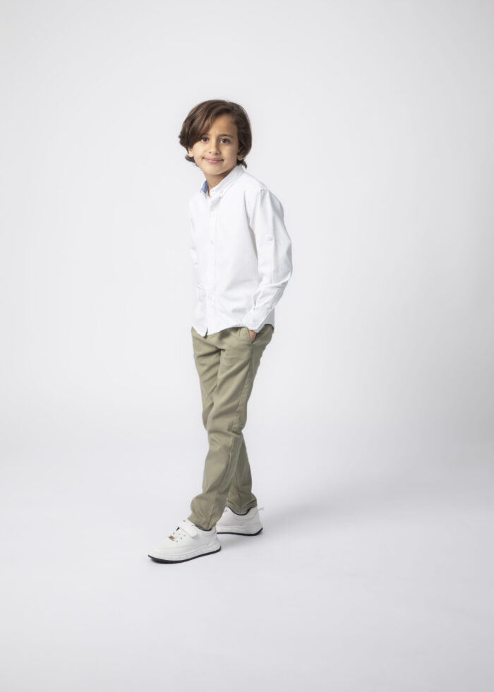 Kids Boy Regular-Fit Kittan Trouser - Image 1