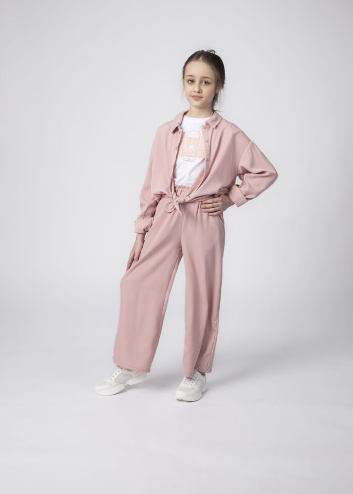 Kids Girl Plain Shirt - Image 1