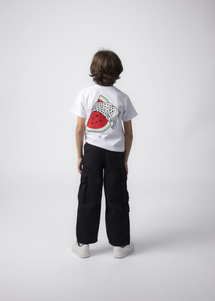 Kids Boy Keffiyeh Printed T-Shirt - Image 2